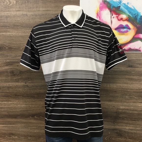 G/FORE Striped Golf Polo Shirt Atlanta Reign Athletic Mens‎ Size XXL - Picture 1 of 8